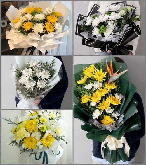 福建福州平潭县中楼乡白事花束代送